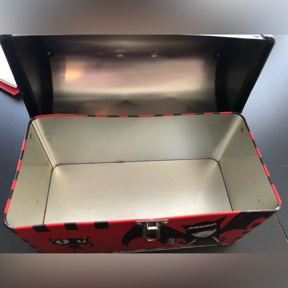 🐈‍⬛ Emily the Strange Ghoul School Lunchbox RARE VINTAGE - Picture 7 of 8